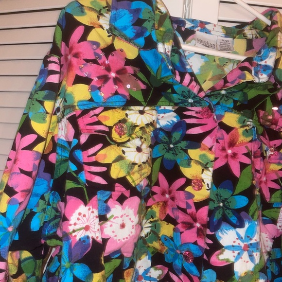 Carolina Colors Floral Women's Jacket - Picture 6 of 9